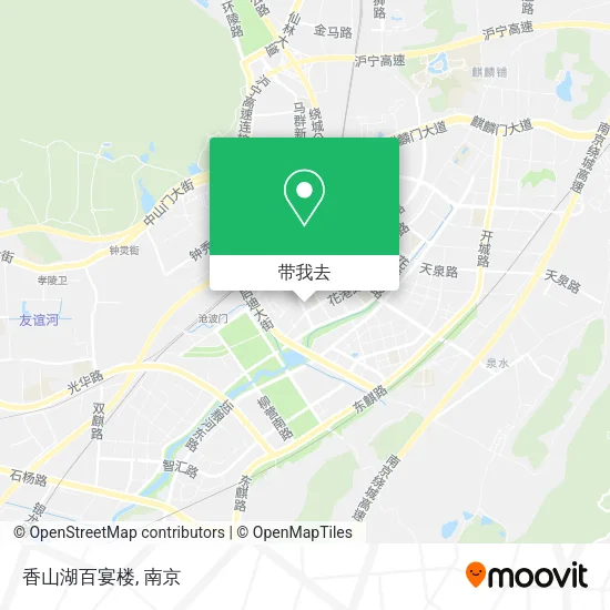 香山湖百宴楼地图