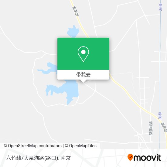 六竹线/大泉湖路(路口)地图