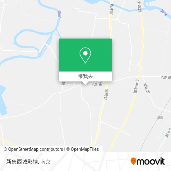 新集西城彩钢地图