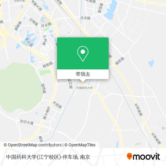 中国药科大学(江宁校区)-停车场地图