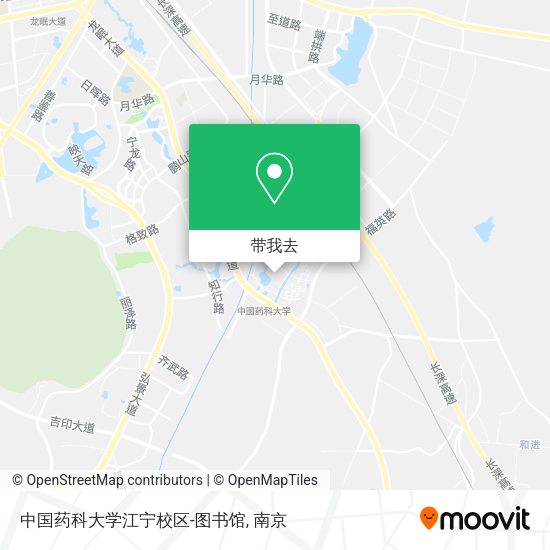 中国药科大学江宁校区-图书馆地图