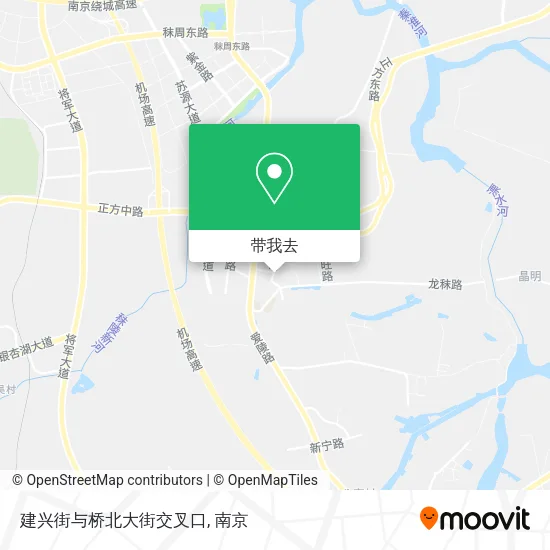 建兴街与桥北大街交叉口地图