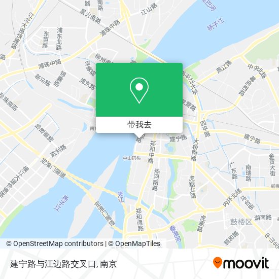 建宁路与江边路交叉口地图