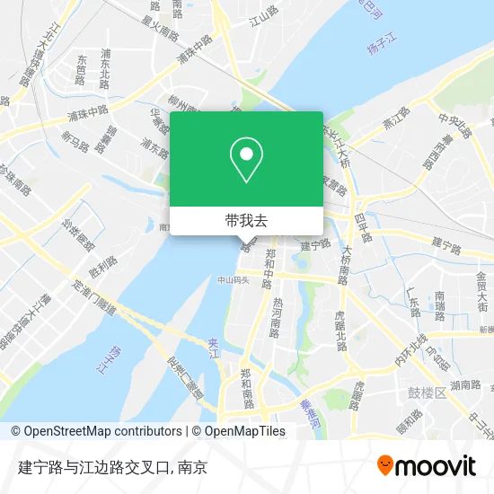建宁路与江边路交叉口地图