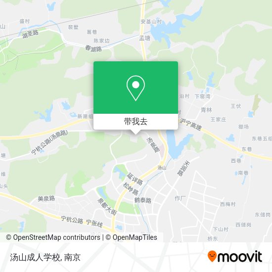 汤山成人学校地图