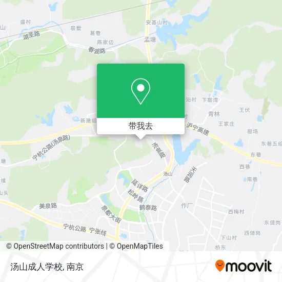 汤山成人学校地图