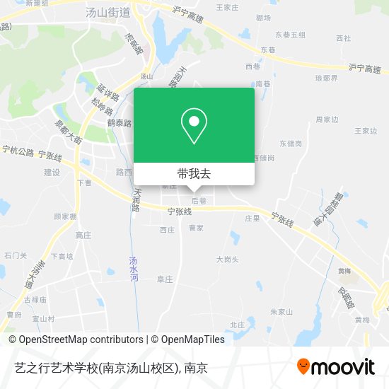 艺之行艺术学校(南京汤山校区)地图