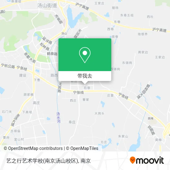 艺之行艺术学校(南京汤山校区)地图