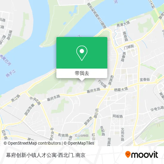 幕府创新小镇人才公寓-西北门地图