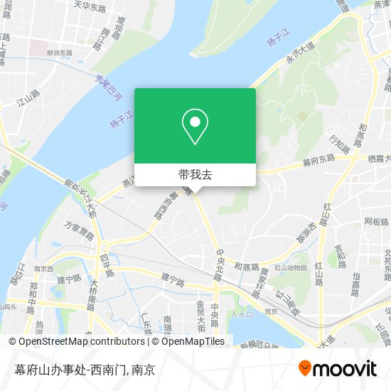 幕府山办事处-西南门地图