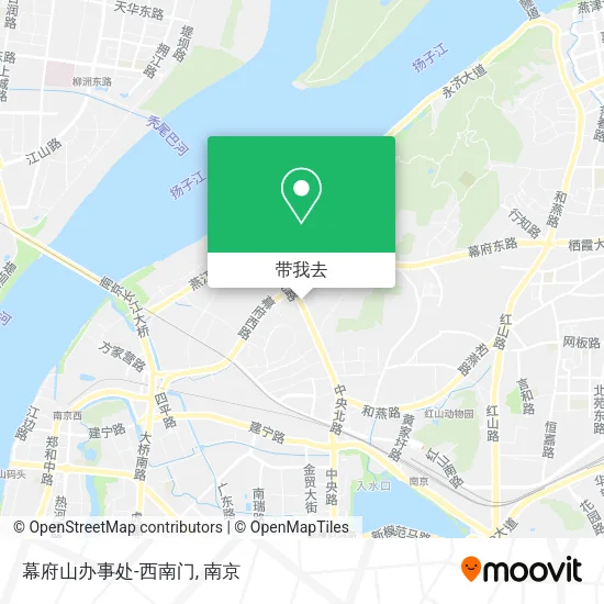 幕府山办事处-西南门地图