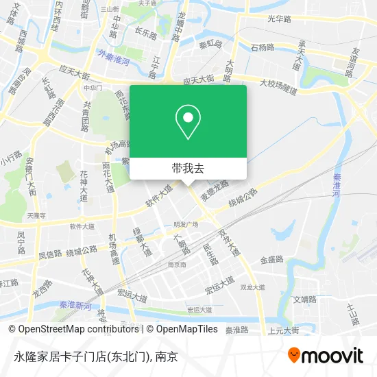 永隆家居卡子门店(东北门)地图