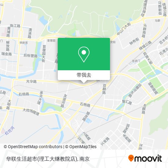 华联生活超市(理工大继教院店)地图