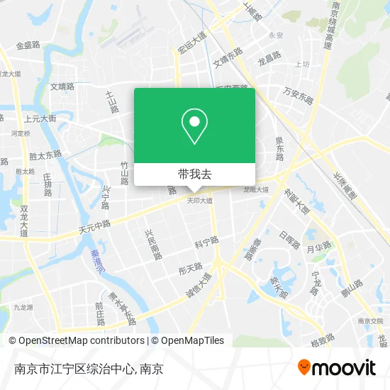 南京市江宁区综治中心地图