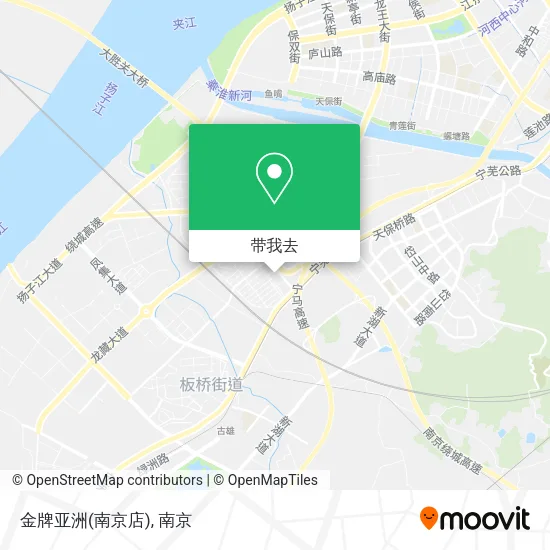 金牌亚洲(南京店)地图