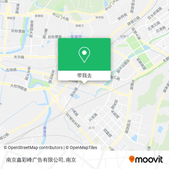 南京鑫彩峰广告有限公司地图