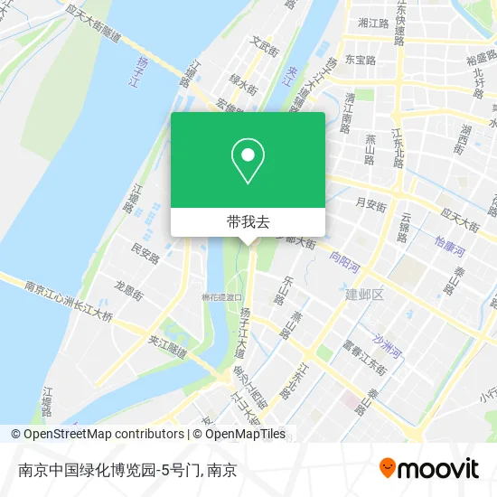 南京中国绿化博览园-5号门地图