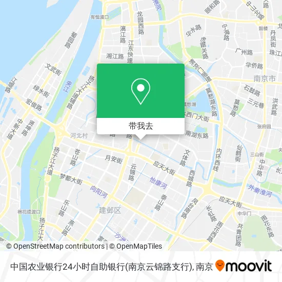 中国农业银行24小时自助银行(南京云锦路支行)地图