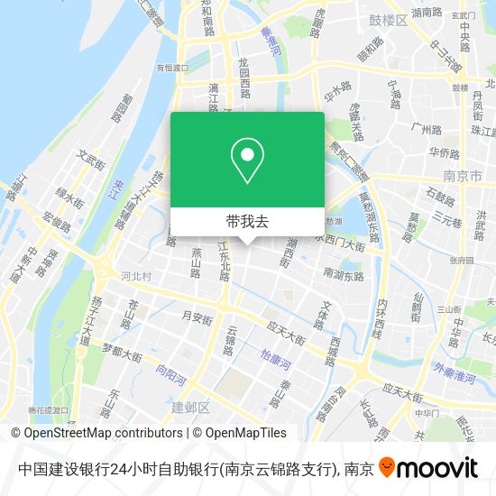 中国建设银行24小时自助银行(南京云锦路支行)地图