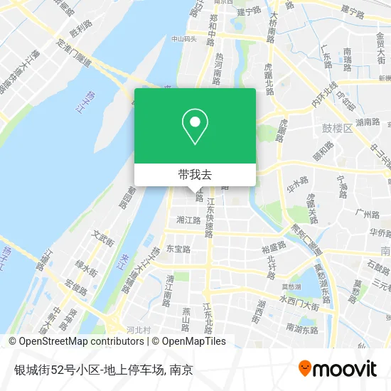 银城街52号小区-地上停车场地图