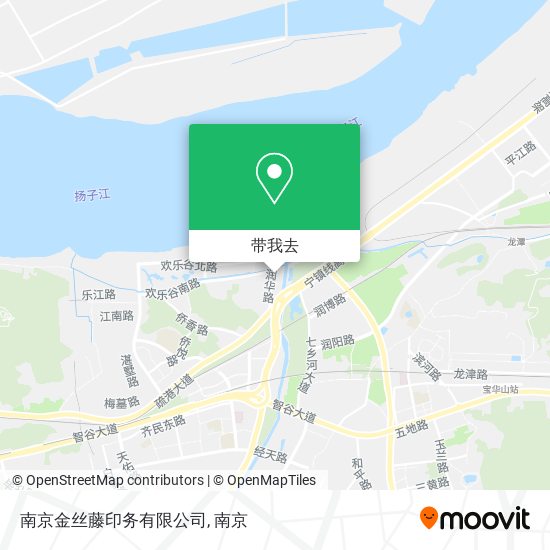 南京金丝藤印务有限公司地图