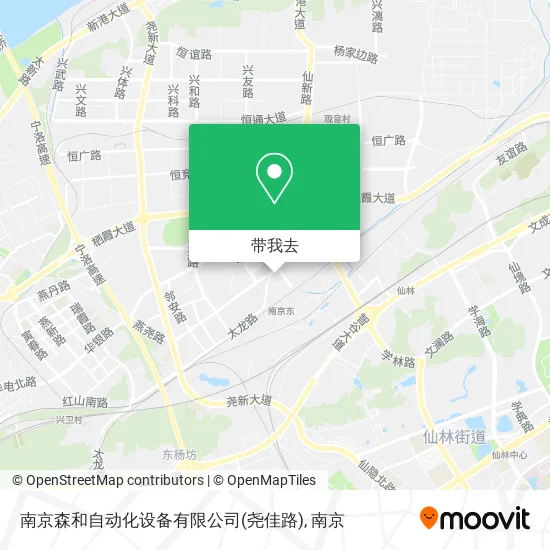 南京森和自动化设备有限公司(尧佳路)地图
