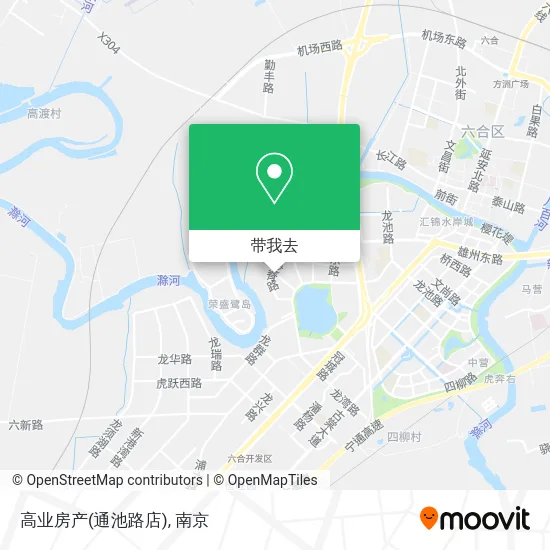高业房产(通池路店)地图
