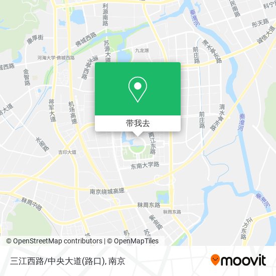 三江西路/中央大道(路口)地图