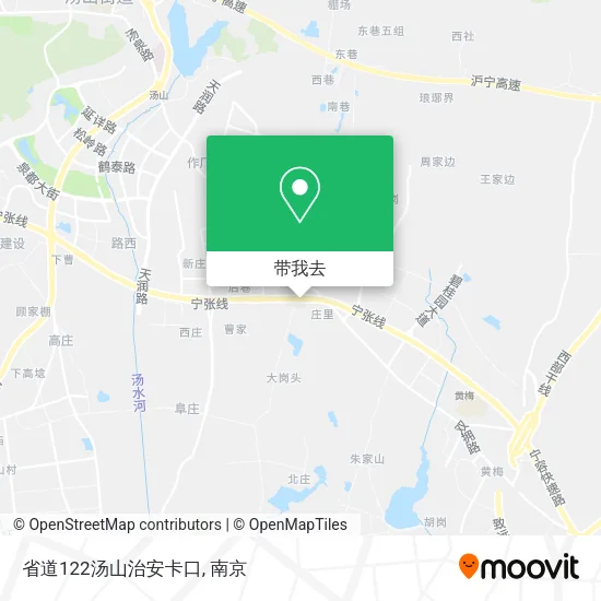 省道122汤山治安卡口地图