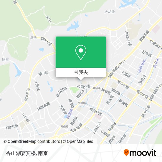 香山湖宴宾楼地图