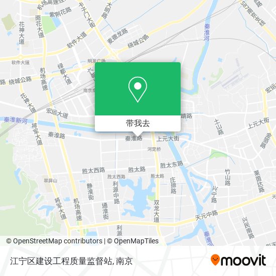 江宁区建设工程质量监督站地图