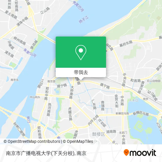 南京市广播电视大学(下关分校)地图