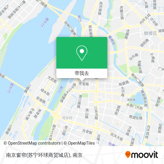 南京窗帘(苏宁环球商贸城店)地图