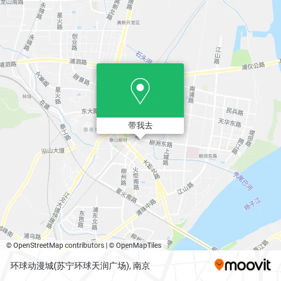 环球动漫城(苏宁环球天润广场)地图