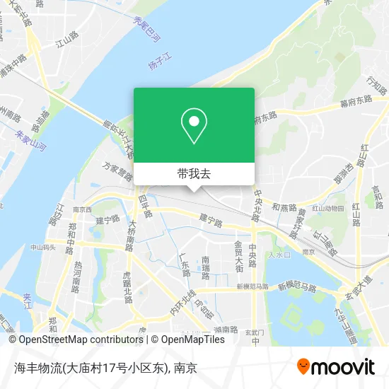 海丰物流(大庙村17号小区东)地图