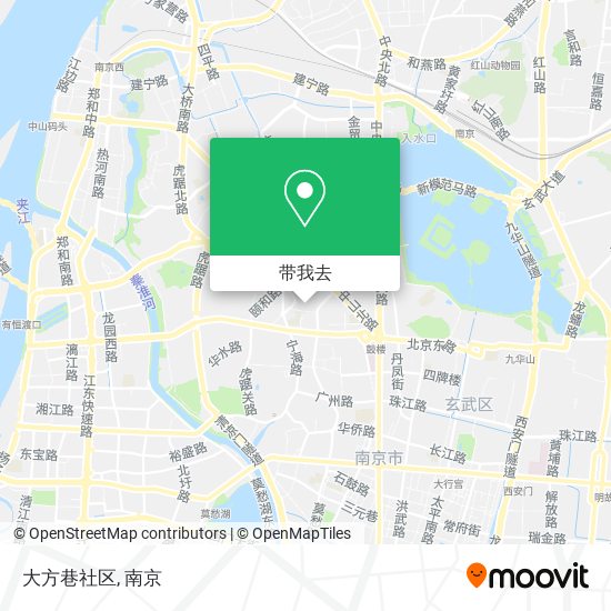 大方巷社区地图