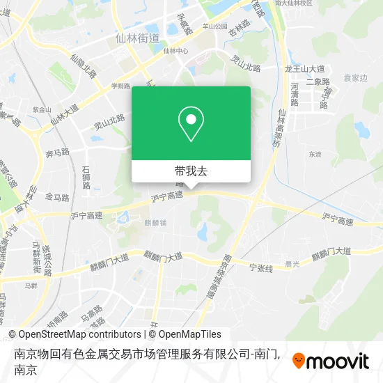 南京物回有色金属交易市场管理服务有限公司-南门地图