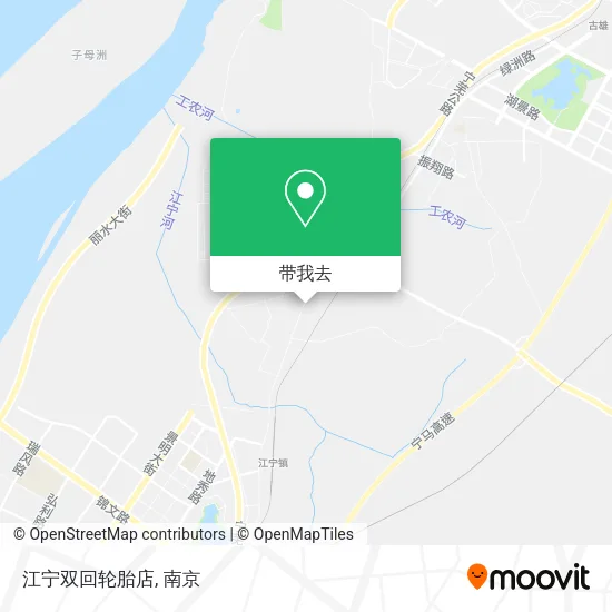 江宁双回轮胎店地图