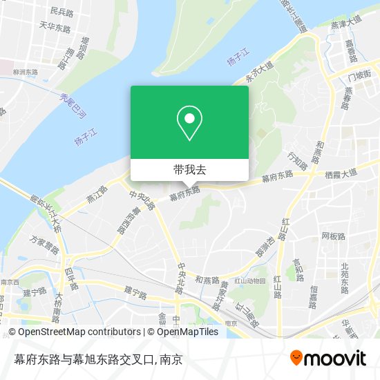 幕府东路与幕旭东路交叉口地图