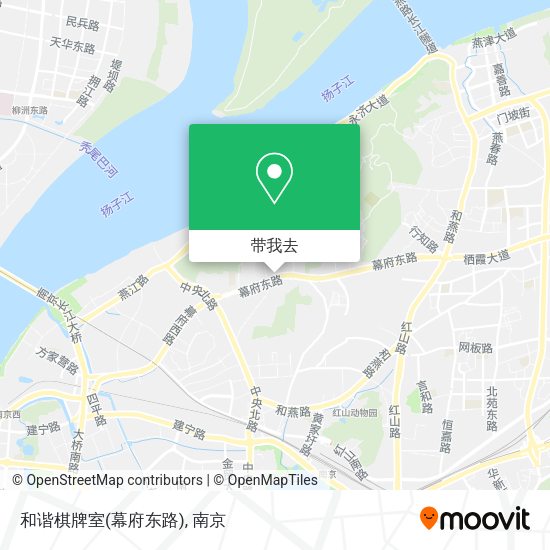 和谐棋牌室(幕府东路)地图