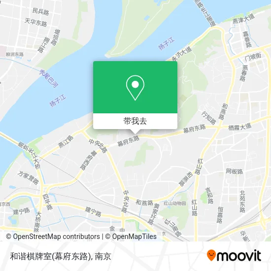 和谐棋牌室(幕府东路)地图