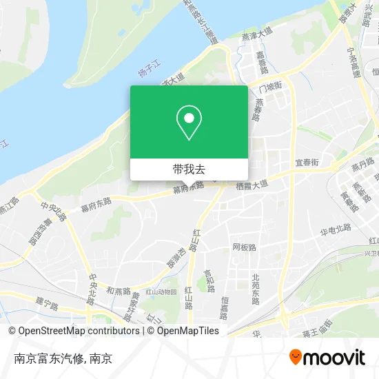 南京富东汽修地图