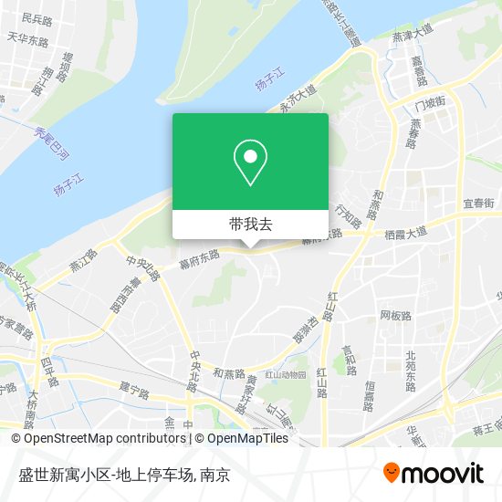 盛世新寓小区-地上停车场地图