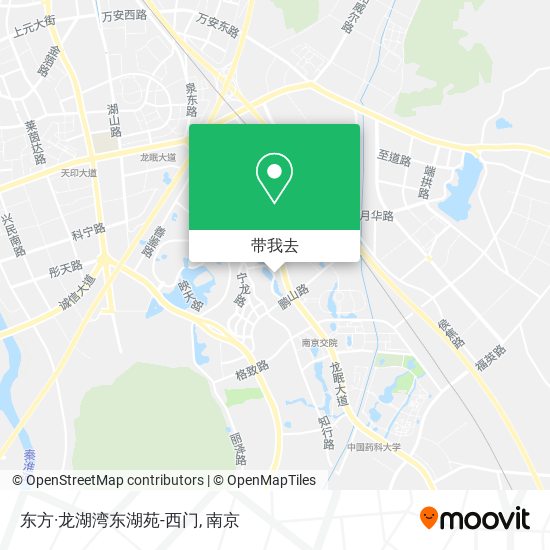 东方·龙湖湾东湖苑-西门地图
