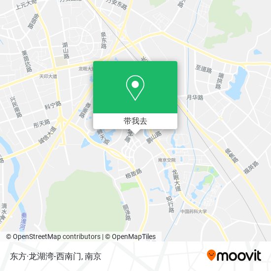 东方·龙湖湾-西南门地图