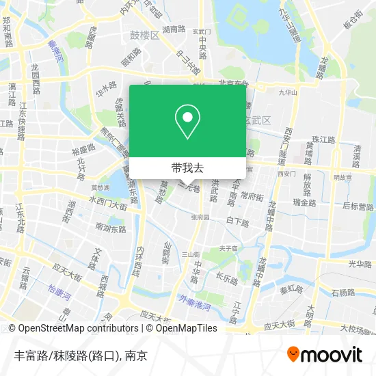 丰富路/秣陵路(路口)地图