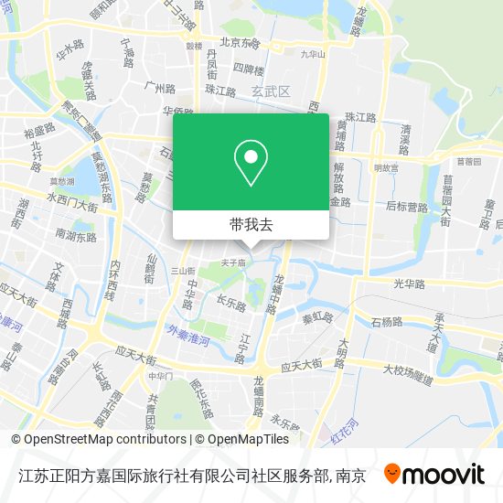 江苏正阳方嘉国际旅行社有限公司社区服务部地图