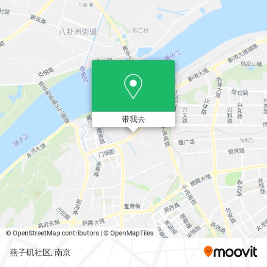 燕子矶社区地图