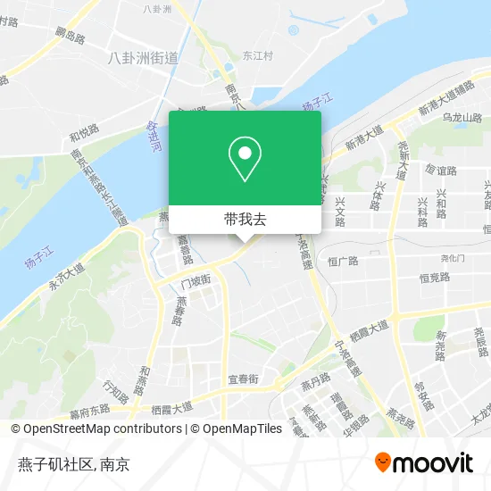 燕子矶社区地图