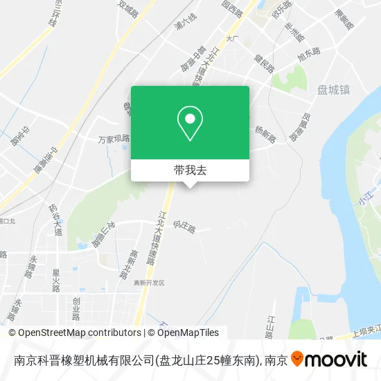 南京科晋橡塑机械有限公司(盘龙山庄25幢东南)地图